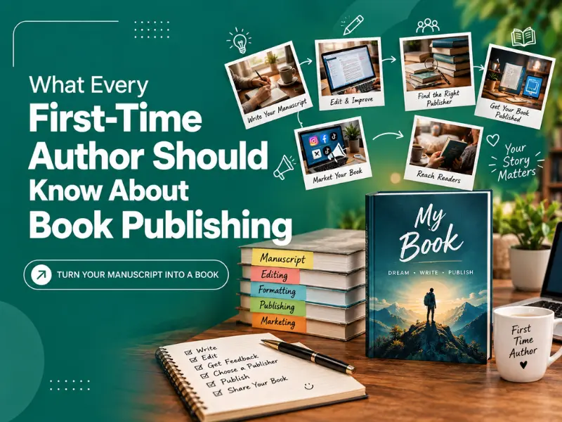 First-time author navigating the book publishing process